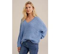We Fashion Knitted Pullover Light Blue Taille: XS | Pulls tricotés Outlet | Femme | Bleu
