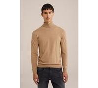 We Fashion Pullover Beige Taille: XXL | Pulls col roulé Outlet | Homme | Marron