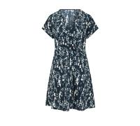 WE Fashion Robe crème / bleu foncé / vert, Taille 52