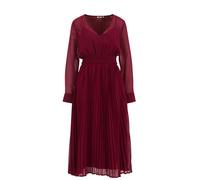 WE Fashion Robe rouge foncé, Taille 36