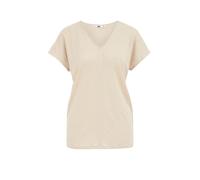 WE Fashion T-shirt beige chiné, Taille S
