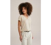 WE Fashion T-shirt beige chiné, Taille S