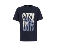 WE Fashion T-Shirt champagne / marine / opal, Taille S