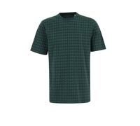 WE Fashion T-Shirt gris / vert foncé, Taille XS