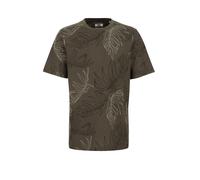 WE Fashion T-Shirt olive / vert clair / noir, Taille S