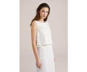 We Fashion T-shirt White Taille: XXL | Jupes Outlet | Femme | Blanche