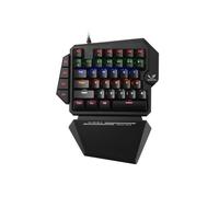 WE Gamium - Clavier Gamer Filaire Mécanique Format 1 Main - 35 touches - 4 touches Macro - Blue Switch - Rétro-éclairage -