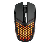 WE Gamium Souris gamer ultralight Structure ouverte / design alvéolé Rétro éclairage RGB Câble nylon tressé 1.8M