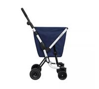 WE GO Original Poussette de Marché Chariot de courses PLAYMARKET bleu navy