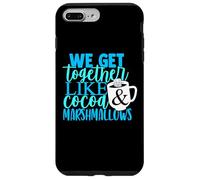 We Go Together Like Cocoa & Marshmallows Humour Winter Cold Coque pour iPhone 7 Plus/8 Plus