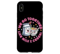 We Go Together Like Milk And Céréales Coque pour iPhone XS Max