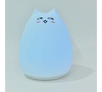 We Grande Veilleuse Enfant En Forme De Chat - Rechargeable - Avec Télécommande - 25 Cm