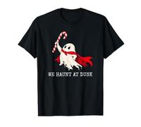 We Haunt at Dusk Halloween Ghost Candy Cane T-Shirt Graphique avec Valeur
