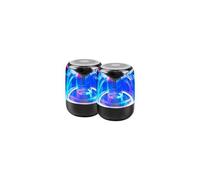 WE - Haut-parleurs - sans fil - Bluetooth - 5 Watt (Totale) - noir