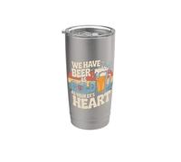 We Have Beer As Cold As Your Ex's Heart Rire de fête au bar Gobelet isotherme en acier inoxydable double paroi