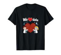 We Heart Data Scientist Design Binaire Love T-Shirt