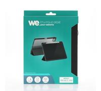 WE Housse iPad Air 13'' 2024-2025 Folio - Dos transparent, support stylet, Noir