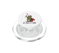 We Jingle At Dawn Holiday Funny Frog Meme PopSockets PopGrip pour MagSafe