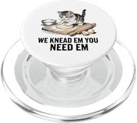 We Knead Em You Need Em Pâte à pétrir pour Chat PopSockets PopGrip pour MagSafe