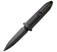 We Knife Diatomic Bronze / Manche en Titane Noir & Embout WE22032-1