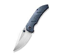 We Knife Riff-Raff Manche en Titane Bleu WE22020B-2