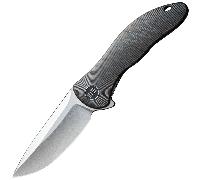 WE KNIFE Synergy2v2 Motif Rayures de Tigre Flambé/Lavé à la Pierre CPM 20CV WE18046D-2