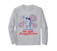 We Light Fireworks At Dawn Frog Juillet 4th 250 Manche Longue