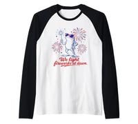 We Light Fireworks At Dawn Frog Juillet 4th 250 Manche Raglan