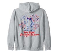 We Light Fireworks At Dawn Frog Juillet 4th 250 Sweat à Capuche