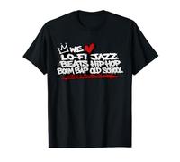 We Love Old School - Vintage Graffiti Music Design T-Shirt Graphique avec Valeur