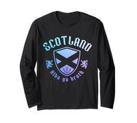 We Love Scotland Alba Gu Brath Drapeau écossais Pride Vintage Manche Longue