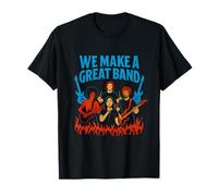 We Make a Great Band Rock Guitar Crowd Graphic T-Shirt