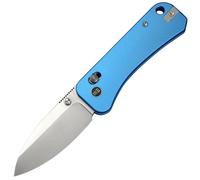 WE Manche en Aluminium BleuFinition Satinée Lame CPM S35VNVerrou Crossbar WE23075-1
