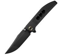 WE Manche Intégral Titane Noir Avec Trous Noirs Black Stonewashed Bohler M390