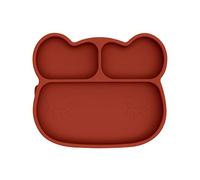 We Might Be Tiny - Bear Stickie Plate, Rust (28TIRP03)