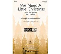 We Need A Little Christmas (from Mame) - SAB + accompaniment - CHORAL SCORE