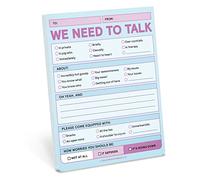 Knock Knock – Bloc mémo "We Need to Talk Nifty Note" – Liste de contrôle