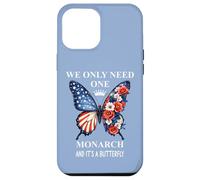We Only Need One Monarch & It's a Butterfly Floral No Kings Coque pour iPhone 12 Pro Max