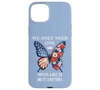 We Only Need One Monarch & It's a Butterfly Floral No Kings Coque pour iPhone 15 Plus