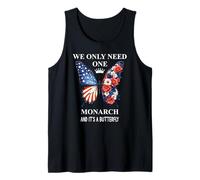 We Only Need One Monarch & It's a Butterfly Floral No Kings Débardeur