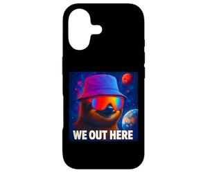 We Out Here, Cool Lazy Sloth Illustration Graphic Designs Coque pour iPhone 17