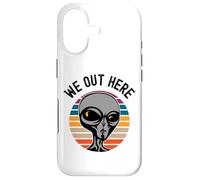 We Out Here Funny Alien Lover Abduction UFO Aliens are Real Coque pour iPhone 17