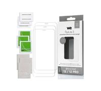 WE PACK 3 verres trempés IPHONE 12 / 12 PRO : 3 Protections d'écran - anti-rayures - anti-bulles d'air - ultra-résistant - dureté 9H Glass