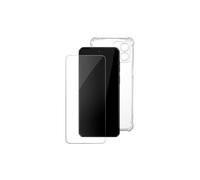 WE PACK verre trempé (couverture complète 3D incurvé) et coque de protection transparente MOTOROLA G85 5G
