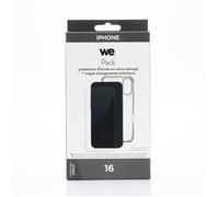 WE PACK verre trempé et coque de protection transparente APPLE IPHONE 16