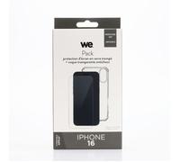 WE PACK verre trempé et coque de protection transparente APPLE IPHONE 16