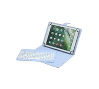 WEPOP Étui tablette avec clavier Bluetooth Universel 9-11'' Compatible Android/iOS/Windows Bleu