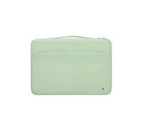WE Pop Housse PC jusqu'à 15.6'' Verte : Poignée de transports, Attache arrière pour Valise, Poche Frontale pour Rangement avec Compartiments