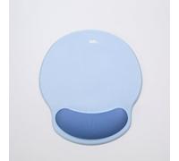 WE Pop Tapis de Souris avec Repose Poignet bi-Color Bleu: matière Tissu - Tapis Bleu Ciel - Repose Poignet Bleu foncé