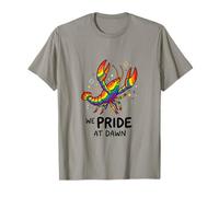 We Pride At Dawn LGBTQ Homard Arc-en-Ciel Queer T-Shirt